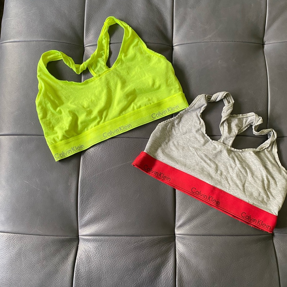 Calvin Klein sports bras